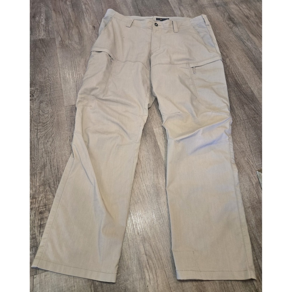 5 11 Tactical Apex Cargo Pants Mens 40 Beige Regular Fit Mid Rise Straight Leg